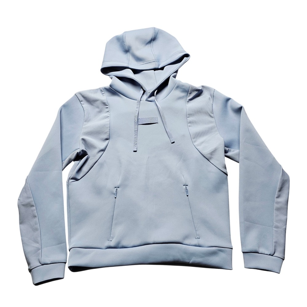 Decathlon HIIT Your Goals Hoodie Womens XS Blue Activewear Zip Pocket Gym Sporty